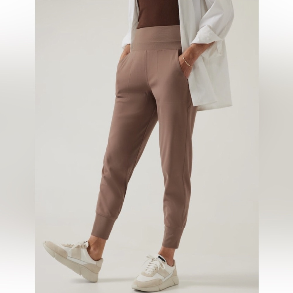 Athleta Taupe Track Pants